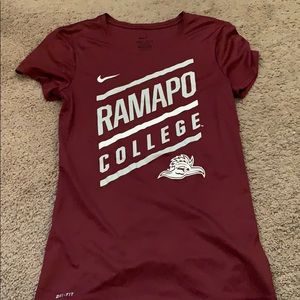 Nike Ramapo college t shirt
